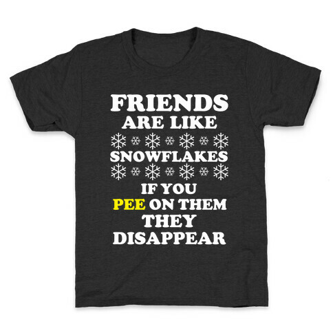 Friends Are Like Snowflakes Kids T-Shirt