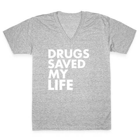 Life Saver V-Neck Tee Shirt