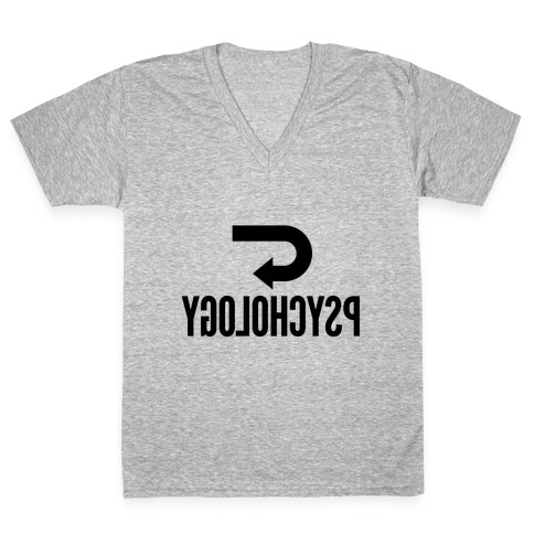 Reverse Psychology V-Neck Tee Shirt