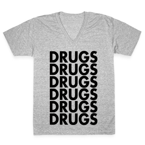 Lots of Drugs V-Neck Tee Shirt