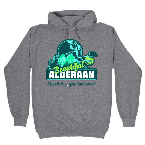 Beautiful Alderaan Vacation Hooded Sweatshirt
