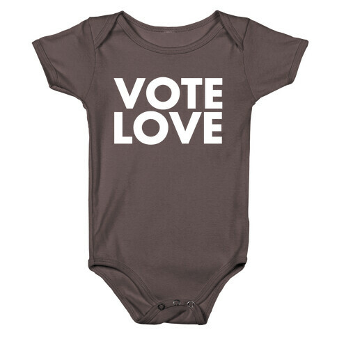 Vote Love Baby One-Piece