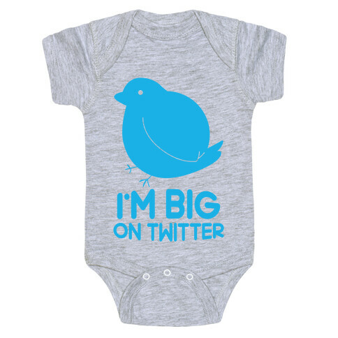 Big On Twitter Baby One-Piece
