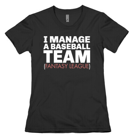 Baseball Manager Womens T-Shirt