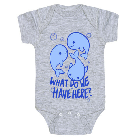 Whale Whale Whale Baby One-Piece