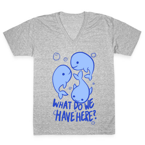 Whale Whale Whale V-Neck Tee Shirt