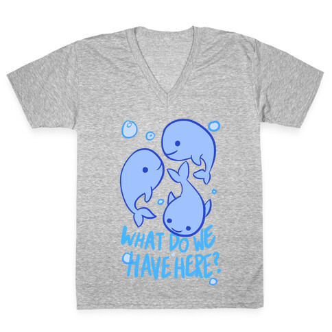 Whale Whale Whale V-Neck Tee Shirt