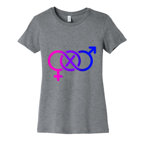 Bi Symbol Womens T-Shirt