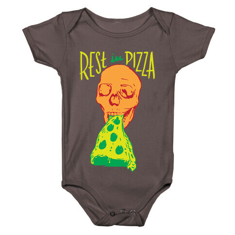 R.I.P. Rest In Pizza Baby One-Piece