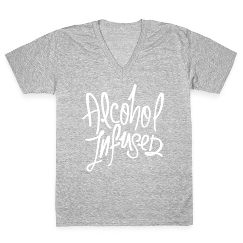 Alcohol Infused V-Neck Tee Shirt