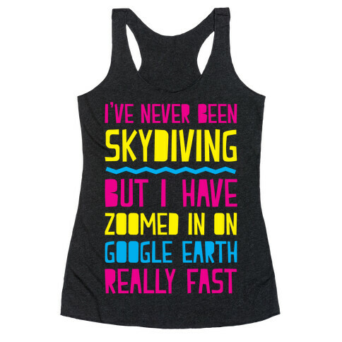 Skydiving Racerback Tank Top