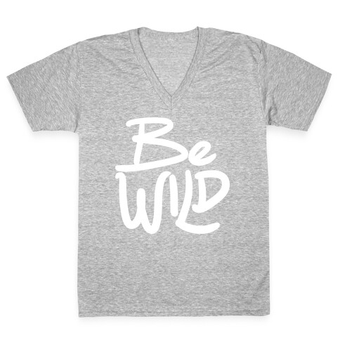 Be Wild V-Neck Tee Shirt