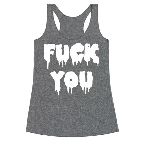 F*** Off (Vintage) Racerback Tank Top