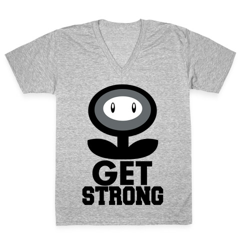 Get Strong V-Neck Tee Shirt