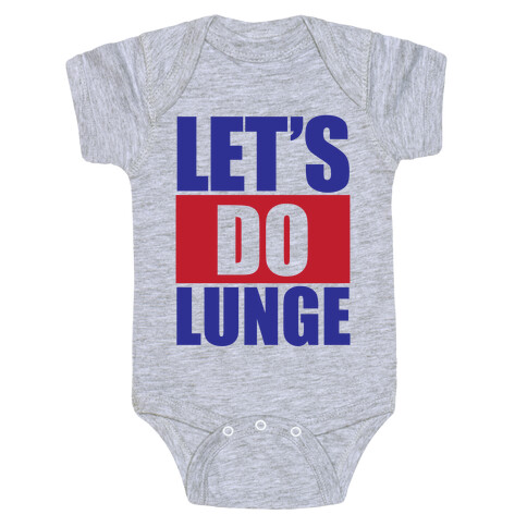Let's Do Lunge Baby One-Piece