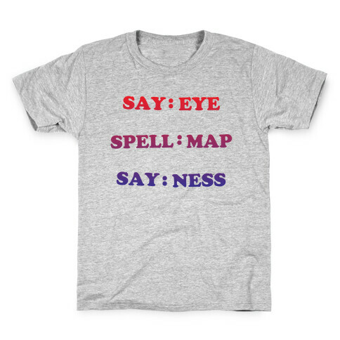 Eye Map Ness Kids T-Shirt