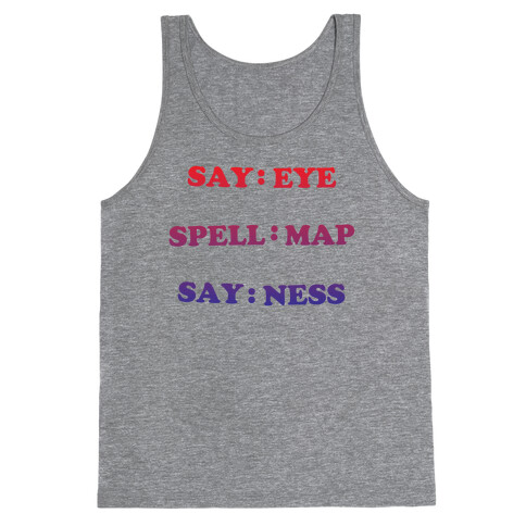 Eye Map Ness Tank Top