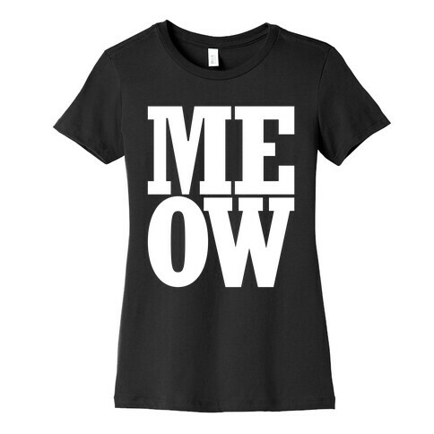 Meow Womens T-Shirt