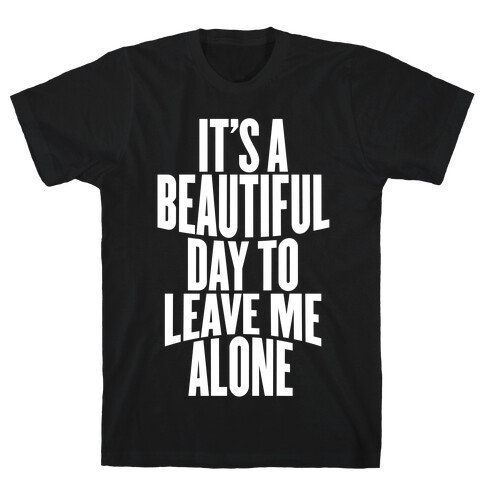 It's A Beautiful Day To Leave Me Alone T-Shirt