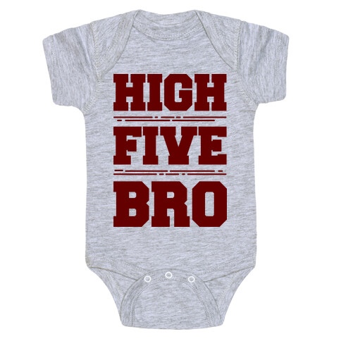 High Five Bro  Baby One-Piece