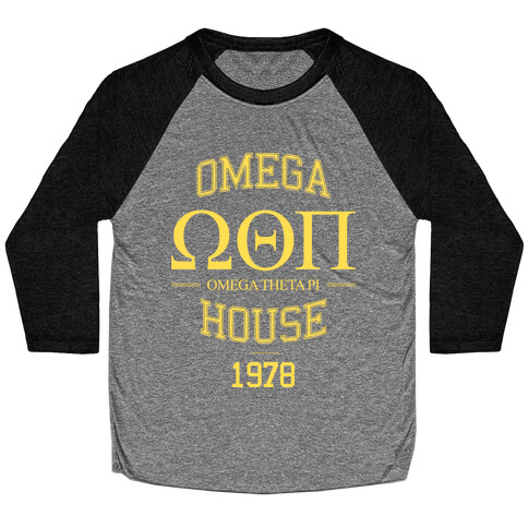 Omega House Baseball Tee