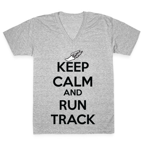 Run Track! V-Neck Tee Shirt