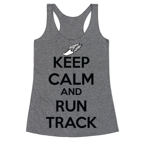 Run Track! Racerback Tank Top