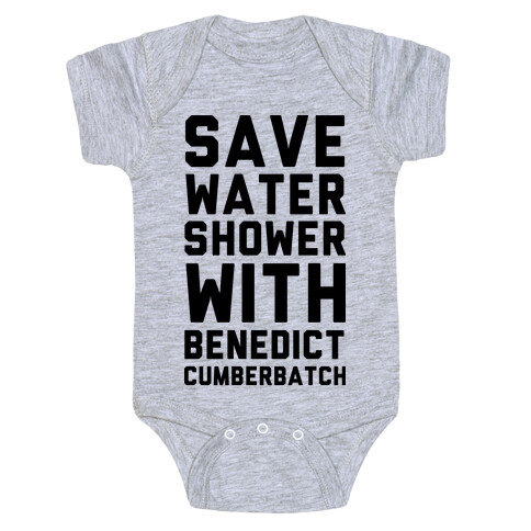 Save Water Shower with Benedict Cumberbatch Baby One-Piece