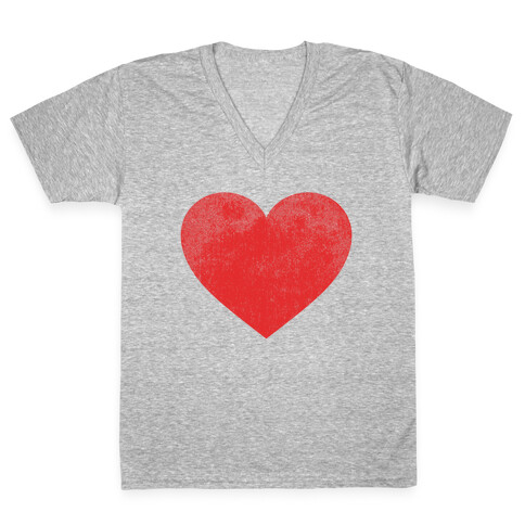 Heart V-Neck Tee Shirt