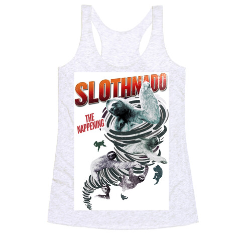 Slothnado: The Nappening Racerback Tank Top