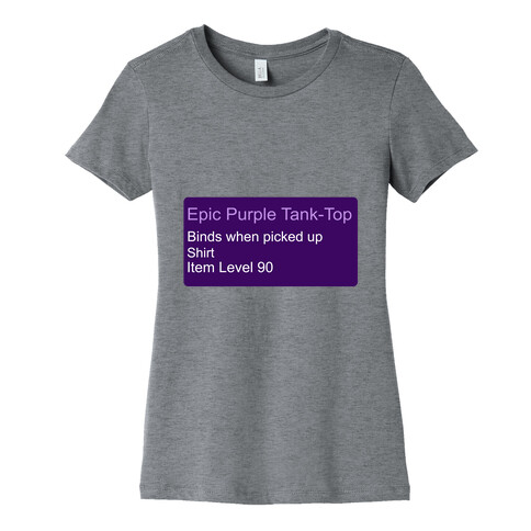 Epic Purple Tank-Top Womens T-Shirt