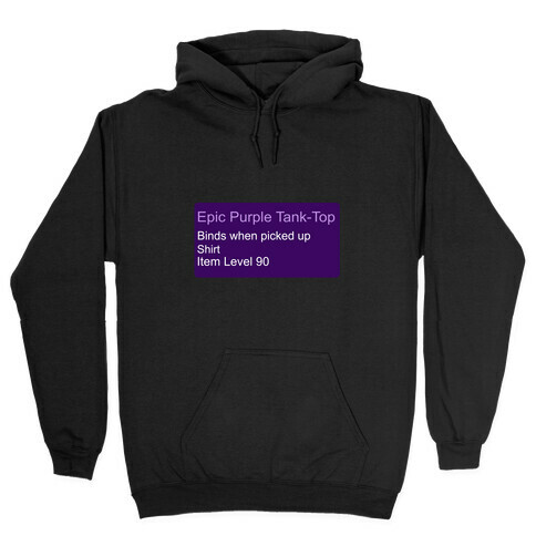 Epic Purple Tank-Top Hooded Sweatshirt