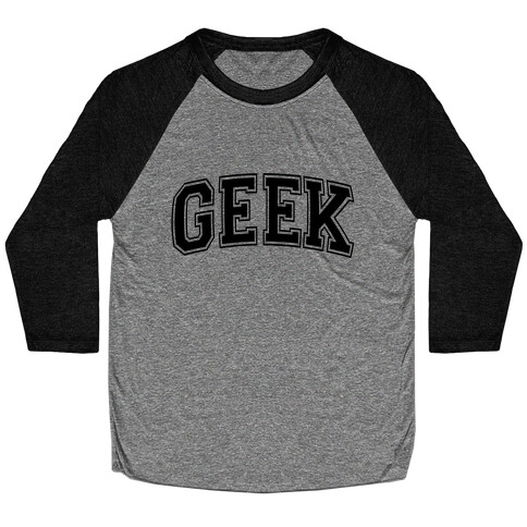 Geek Baseball Tee