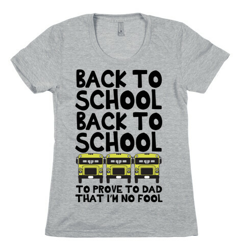Back to School Womens T-Shirt