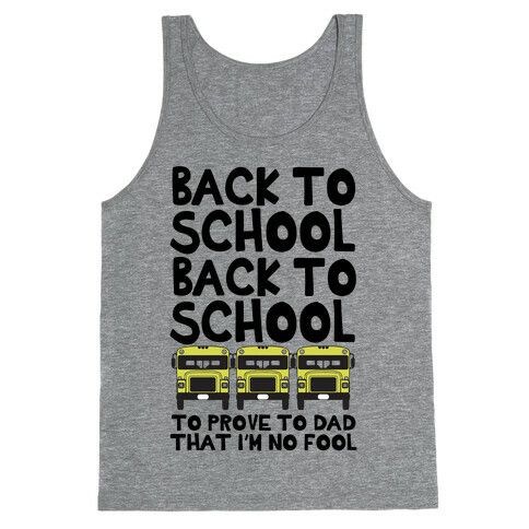 Back to School Tank Top