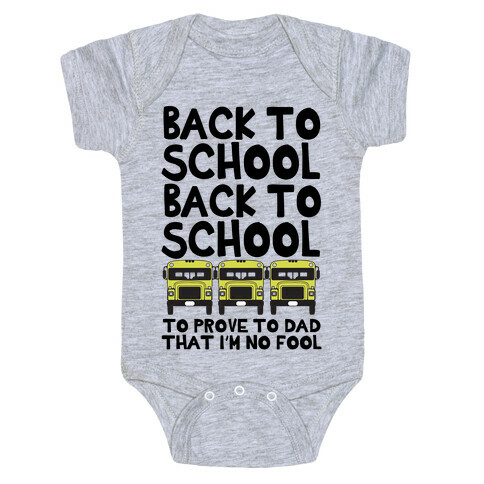 Back to School Baby One-Piece