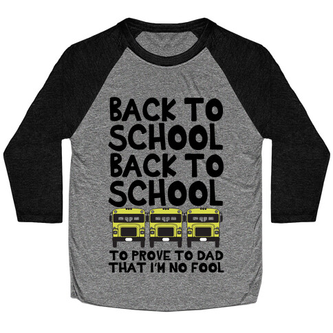 Back to School Baseball Tee