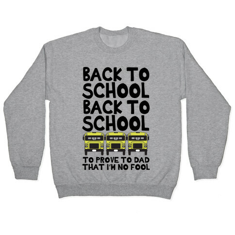 Back to School Pullover