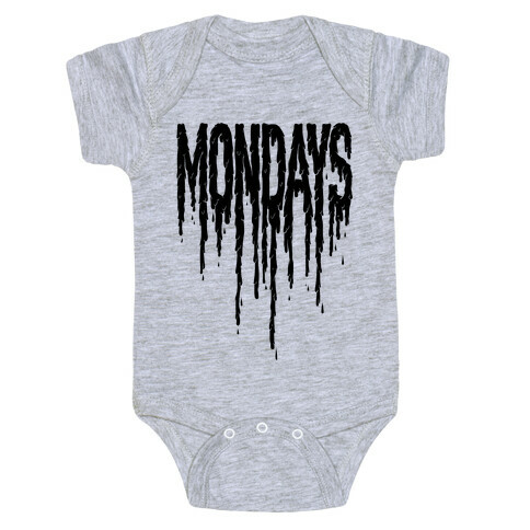 Mondays Baby One-Piece
