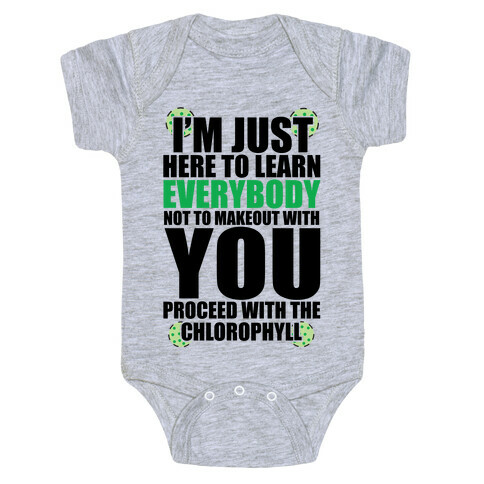 Proceed With the Chlorophyll Baby One-Piece