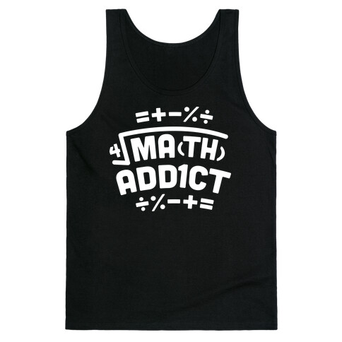 Math Addict  Tank Top