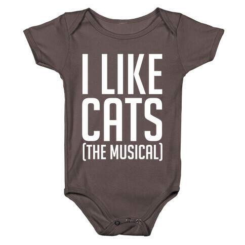 I Like Cats The Musical Baby One-Piece