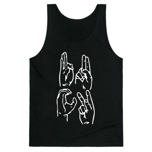 Sign Language F.U.C.K. Tank Top