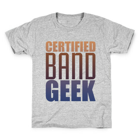 Certified Band Geek Kids T-Shirt