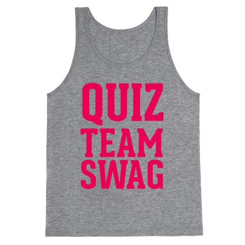 Quiz Team Swag Tank Top