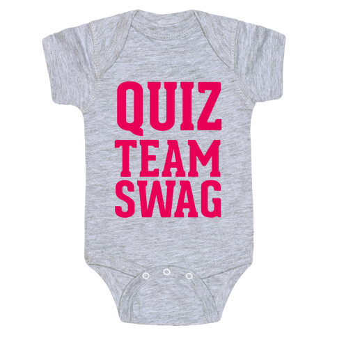 Quiz Team Swag Baby One-Piece