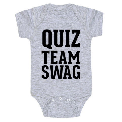 Quiz Team Swag Baby One-Piece