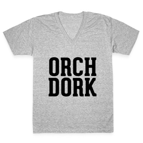 Orch Dork V-Neck Tee Shirt