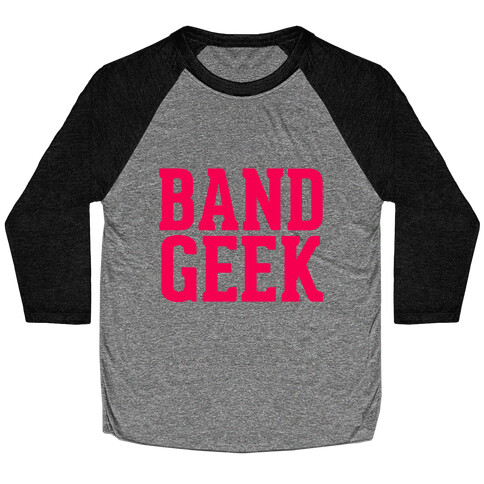 Band Geek Baseball Tee