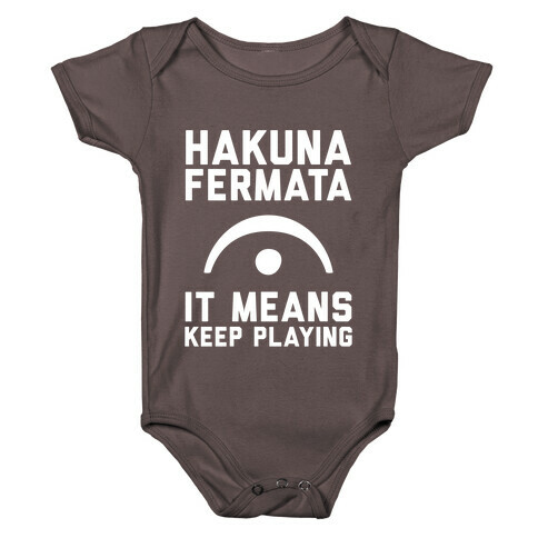 Hakuna Fermata Baby One-Piece